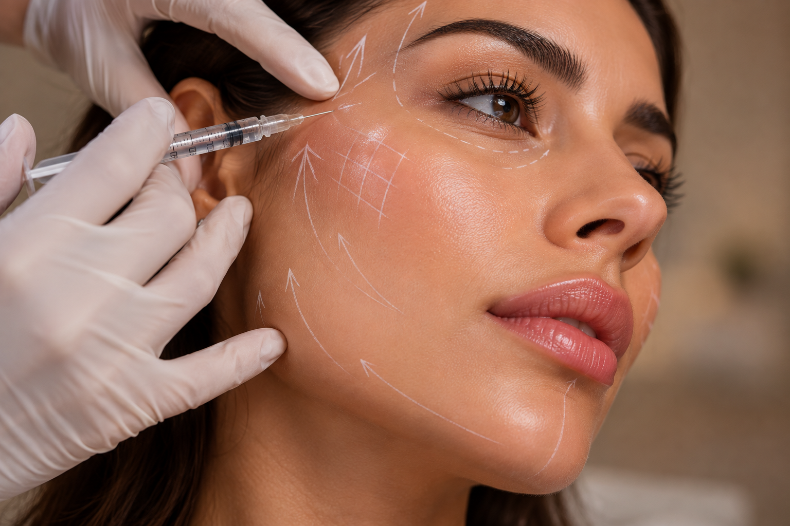 Imagem ilustrativa de harmonização facial